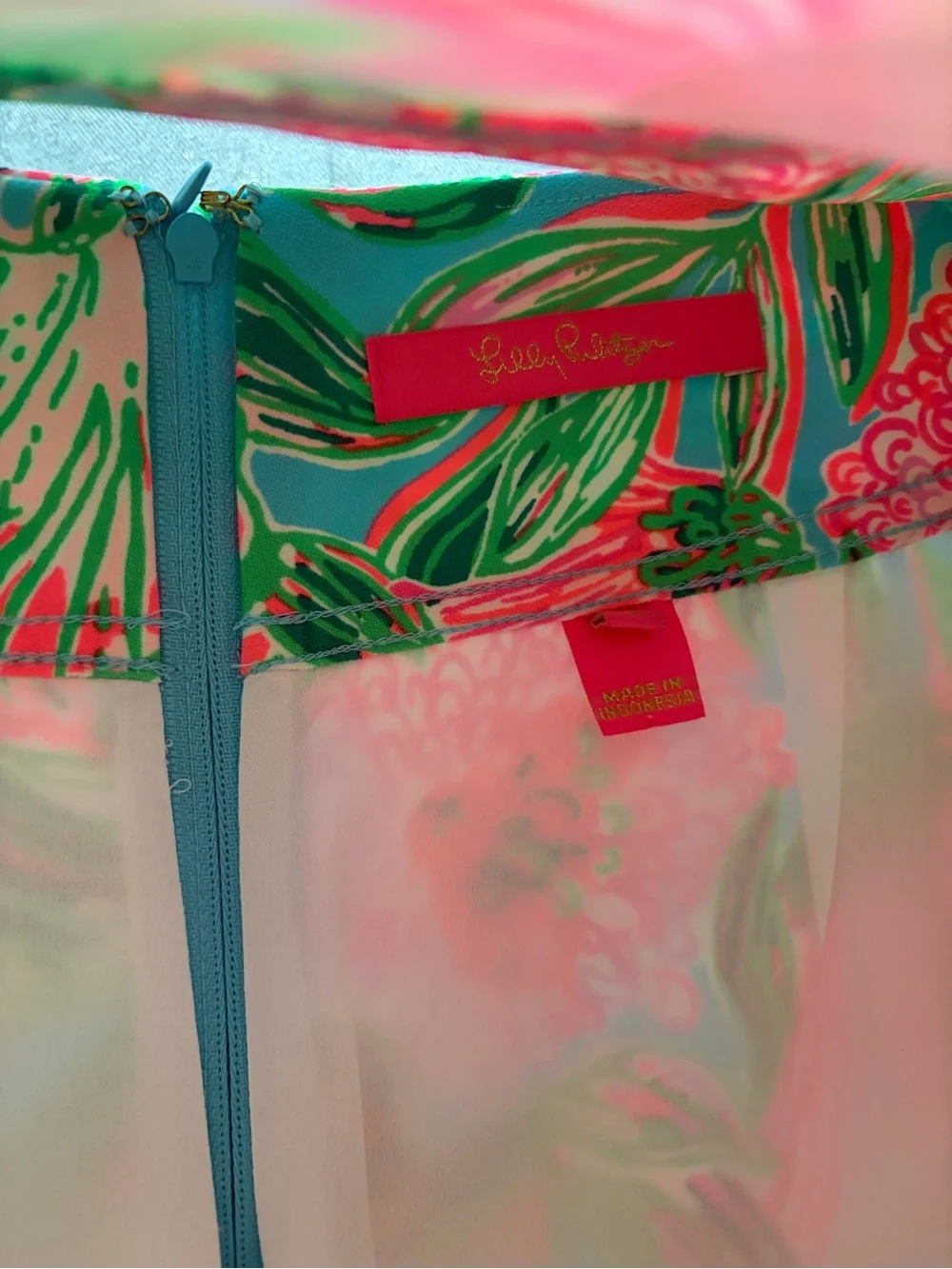 Lilly Pulitzer Jonas Skort Pink & Green 6 Floral Mini Coming in Hot - Picture 8 of 9